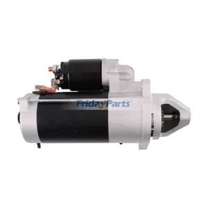 12V 3.0KW 10T Starter Motor 0001250004 5801577138 for New Holland Loader C185 L180 L185 L225 Telehandler LM5040 LM5060 LM5080 — 4