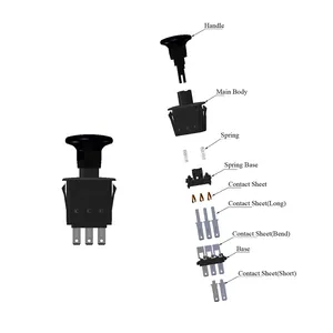 PTO Switch 582107601 107601 582107604 for Husqvarna Craftsman GT48 TC238 GT2254 LGT2554 LGT2654 YT42 YT46 YT48 YTH2348 YTH24 YTH2448 TC TS Series — 5