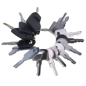 18 Pcs Ignition Key for JLG JCB Snorkel Genie Skyjack Terex Caterpillar CAT Heavy Equipment