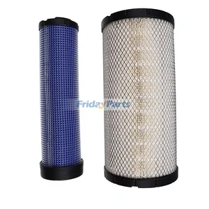 Air Filter Kit 59700-26112 55231-26150 for Kubota Engine V3800 Tractor M9540HD M9540HDC M9540HD12 M9540HDL M9540HFL M9000HD M8200HD M8540HD
