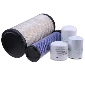 Service Filter Kit for Kubota Engine V3800-TIEF4 Compact Track Loader SVL95-2S — 4