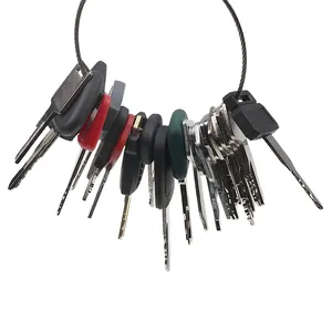 25 Pcs Key for John Deere Caterpillar CAT Hitachi Kobelco Komatsu Kubota Bobcat JCB JLG Volvo Yanmar Mustang Master Heavy Equipment — 4