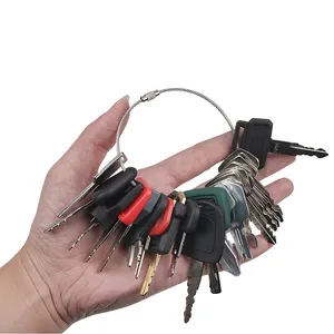 25 Pcs Key for John Deere Caterpillar CAT Hitachi Kobelco Komatsu Kubota Bobcat JCB JLG Volvo Yanmar Mustang Master Heavy Equipment — 7