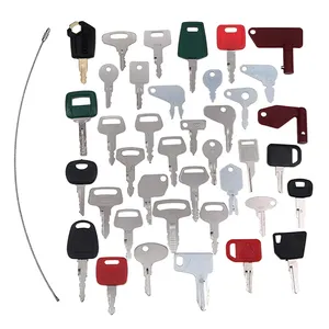 39 Pcs Ignition Key for Caterpillar CAT CASE Ford Komatsu JCB John Deere Yanmar Kubota Hyster Takeuchi New Holland Heavy Equipment — 4