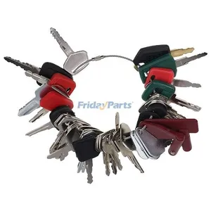39 Pcs Ignition Key for Caterpillar CAT CASE Ford Komatsu JCB John Deere Yanmar Kubota Hyster Takeuchi New Holland Heavy Equipment — 2