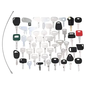 47 Pcs Ignition Key for Bobcat Komastu New Holland CASE John Deere and More — 4