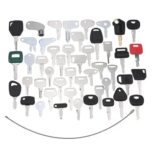 47 Pcs Ignition Key for Bobcat Komastu New Holland CASE John Deere and More — 3