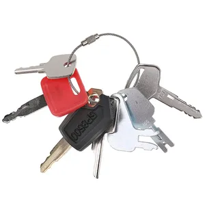 7 Pcs Ignition Key for Caterpillar CAT John Deere Hitachi CASE JCB Hyster Komatsu Bobcat Heavy Equipment — 2