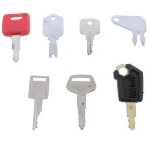 7 Pcs Ignition Key for Caterpillar CAT John Deere Hitachi CASE JCB Hyster Komatsu Bobcat Heavy Equipment — 4