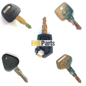 Aftermarket Heavy Equipment Key Set - 5 Keys Caterpillar 5P8500 John Deere AR51481 Volvo 777 key Komatsu 787 key Hitachi H800 key