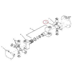 Spider & Bearing Assembly 5V7199 for Caterpillar CAT 518 518C RM-250C Skidder 3054 3406 3406C Engine — 2