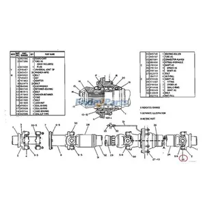 Spider & Bearing Assembly 5Y-0154 for Caterpillar CAT 930R D5B Tractor Loader 3304 3306 Engine — 4