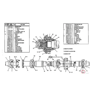 Spider & Bearing Assembly 5Y-0154 for Caterpillar CAT 930R D5B Tractor Loader 3304 3306 Engine — 4