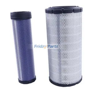 Air Filter 600-185-2110 and 600-185-2120 for Komatsu Excavator PC118MR-8 PC128US-2 PC128UU-2 PC130-8 PC138US-2