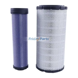 Air Filter 600-185-2110 and 600-185-2120 for Komatsu Excavator PC118MR-8 PC128US-2 PC128UU-2 PC130-8 PC138US-2 — 2