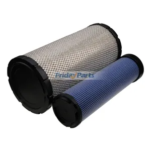 Air Filter Kit 600-185-2510 600-185-2520 for Komatsu Engine S4D102E Excavator PC160LC-7 PW160-7 Loader WA150-5 WA200PZ-6 — 4