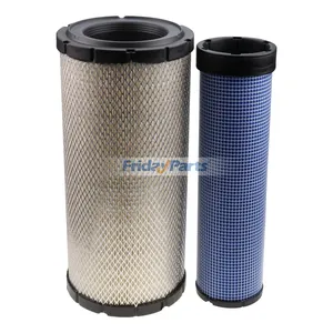 Air Filter Kit 600-185-2510 600-185-2520 for Komatsu Engine S4D102E Excavator PC160LC-7 PW160-7 Loader WA150-5 WA200PZ-6