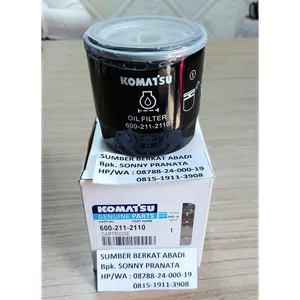 KOMATSU 600-211-2110 OIL FILTER 6002112110 FILTER OLI 600 211…