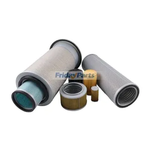 Filter Kit for Komatsu Engine 6D95 Excavator PC200-6 — 3