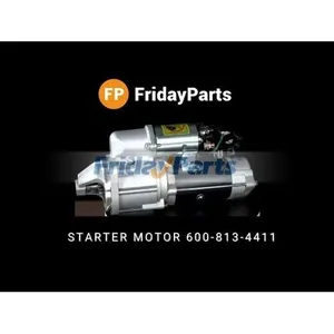 24V 9T Starter Motor 600-813-4411 600-813-4410 for Komatsu Engine 4D95 Excavator PC75UU-2 PC75UD-2 PC75UD-2E PC75UU-2E — 8
