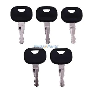 5 Pieces Ignition Key 6971041 603  57189-3 for Bobcat B100 B250 B300 BL275 BL370 BL470 BL575 T2250 T2556 T2566 T35100 T3571 T40140 V518 V623 V723 — 2