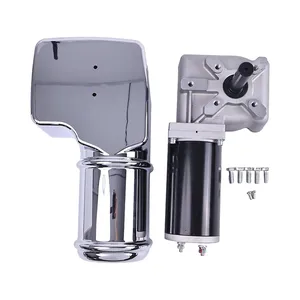 60:1 12V 1.2HP 900W Dump Truck Tarp Motor With Chrome Cover