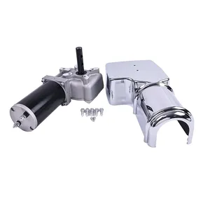 60:1 12V 1.2HP 900W Dump Truck Tarp Motor With Chrome Cover — 7