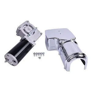 60:1 12V 1.2HP 900W Dump Truck Tarp Motor With Chrome Cover — 5
