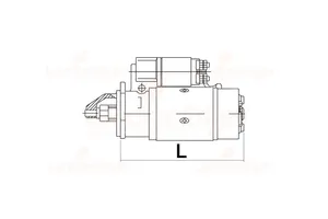 Starter 12V-2,6KW with reduction gear suitable for Deutz Fahr, Ford, Landini — 4