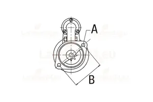 Starter 12V-2,6KW with reduction gear suitable for Deutz Fahr, Ford, Landini — 5