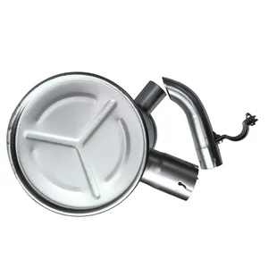 Muffler Silencer 6207-11-5310 with Clamp and 2Pcs U-Bolt for Komatsu Engine S6D95L-1GG Excavator PC150-5 PC120-5K PC130-5K PC150HD-5K — 7