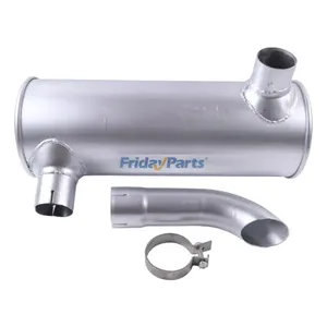 Muffler Silencer 6209-11-5221 6209-11-5220 for Komatsu Engine 6D95 Excavator PC220-5 PC220-5C PC220LC-5 PC220LC-5C — 4