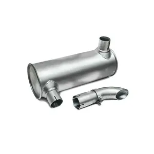 Muffler Straight 6209-11-5231 6735-11-5541 For Komatsu Excavator PC200-6 Engine 6D95