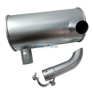 Muffler Silencer 6271-11-5210 for Komatsu Engine SAA4D95LE-5A Excavator PC118MR-8 PW118MR-8 PC138US-8 PC138USLC-8 — 2