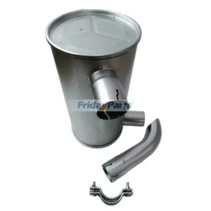 Muffler Silencer 6271-11-5210 for Komatsu Engine SAA4D95LE-5A Excavator PC118MR-8 PW118MR-8 PC138US-8 PC138USLC-8