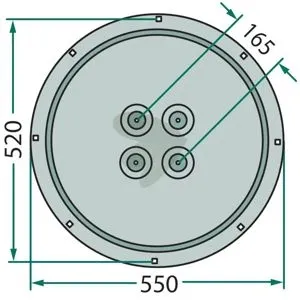 Support plate - 140131