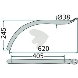 Pin arm Krone - 155001.0