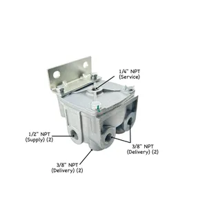 R12 Relay Valve Vertical & Horizontal Delivery Ports Ref 065303, 170.065303
