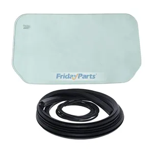 Rear Glass Window Kit 6729730 6675387 6554149 for Bobcat Loader 653 751 753 763 773 7753 853 863 873 953 963 864