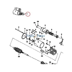 Starter Motor 6631597 for Bobcat Loader 975 1075 1080 1080B — 6