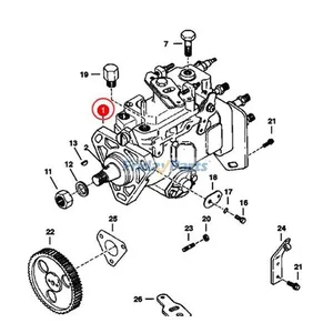 24V Fuel Injection Pump 6660939 for Bobcat Loader 980 — 3