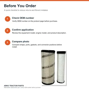 Bobcat Air Filter Kit Kubota 6666333 6666334 — 4