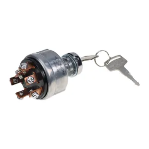 Ignition Starter Switch with 2 Keys for Kubota Engine D1005 D1105 D1703 D905 D722 V2203 V1505 Tractor B5100 B6100 B7100