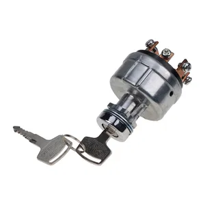 Ignition Starter Switch with 2 Keys for Kubota Engine D1005 D1105 D1703 D905 D722 V2203 V1505 Tractor B5100 B6100 B7100 — 5