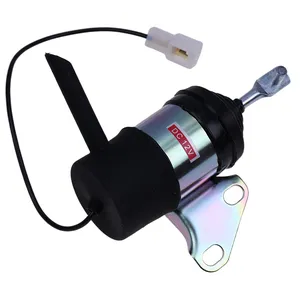 12V Fuel Stop Solenoid 6670776 for Kubota D722 D902 Bobcat 316 319 320 321 E08 E10 E14 E16 MT50 MT52 MT55 MT85 453 463 — 3