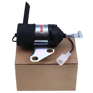 12V Fuel Stop Solenoid 6670776 for Kubota D722 D902 Bobcat 316 319 320 321 E08 E10 E14 E16 MT50 MT52 MT55 MT85 453 463