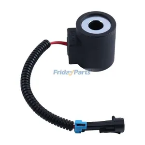 Solenoid Valve Coil 6671026 6359763 for Bobcat Loader 553 753 763 773 853 863 864 873 883 A220 S185 T190 T200 — 2