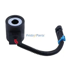 Solenoid Valve Coil 6671026 6359763 for Bobcat Loader 553 753 763 773 853 863 864 873 883 A220 S185 T190 T200 — 3