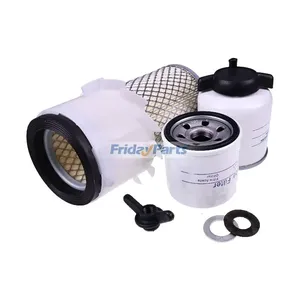 Maintenance Filter Kit for Kubota Engine D722 Bobcat Skid Steer Loader 453