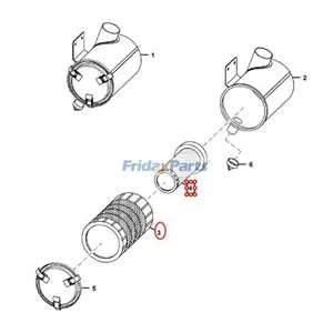 Air Filter 6698057 6698058 for Bobcat Loader A300 S160 S185 S205 S220 S250 S300 S330 T180 T190 T250 T300 T320 — 4